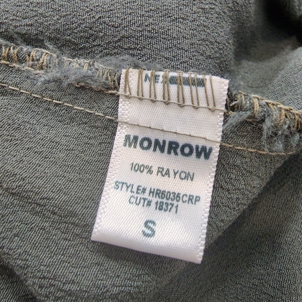 Monrow CREPE LONG SLEEVE JOGGER JUMPSUIT IN CAMO - Picture 15 of 15